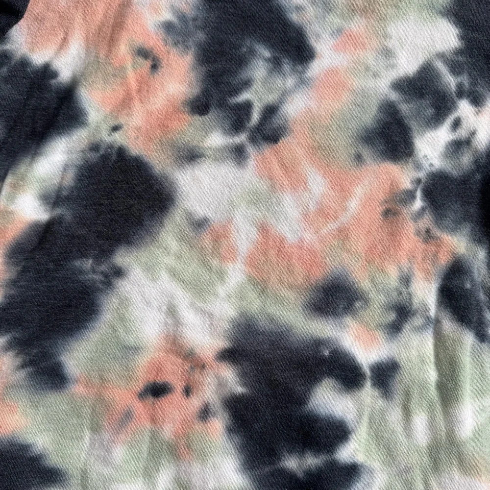 ALab Tie-Dye Hoodie with Ghost Smiley Print - Picture 5 of 7